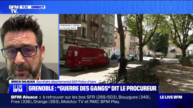 Guerre des gangs à Grenoble: Il faut retrouver une investigation compétitive , explique Brice Gajean du syndicat SGP Police en Isère