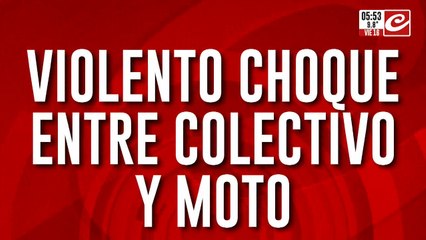 Violento choque en Constitución: hay un herido grave