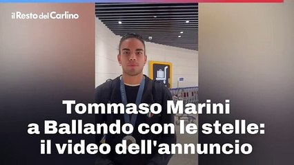 Tommaso Marini a Ballando con le stelle: il video dell'annuncio