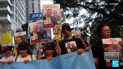 'Wars end with diplomacy': Israelis rally in Tel Aviv demanding hostage deal as Gaza talks resume
