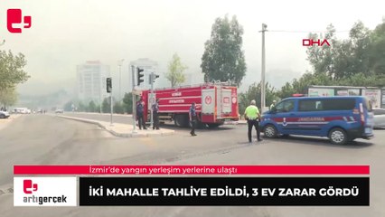 Karşıyaka'da 2 mahalle tahliye edildi, 3 ev zarar gördü
