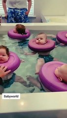Splashing Safely: Tips for Your Baby's First Swim #trending  #shorts #viralvideo