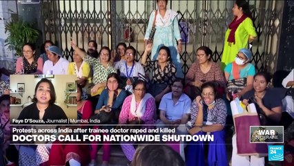 Indian doctor protests grow after colleague's rape, murder