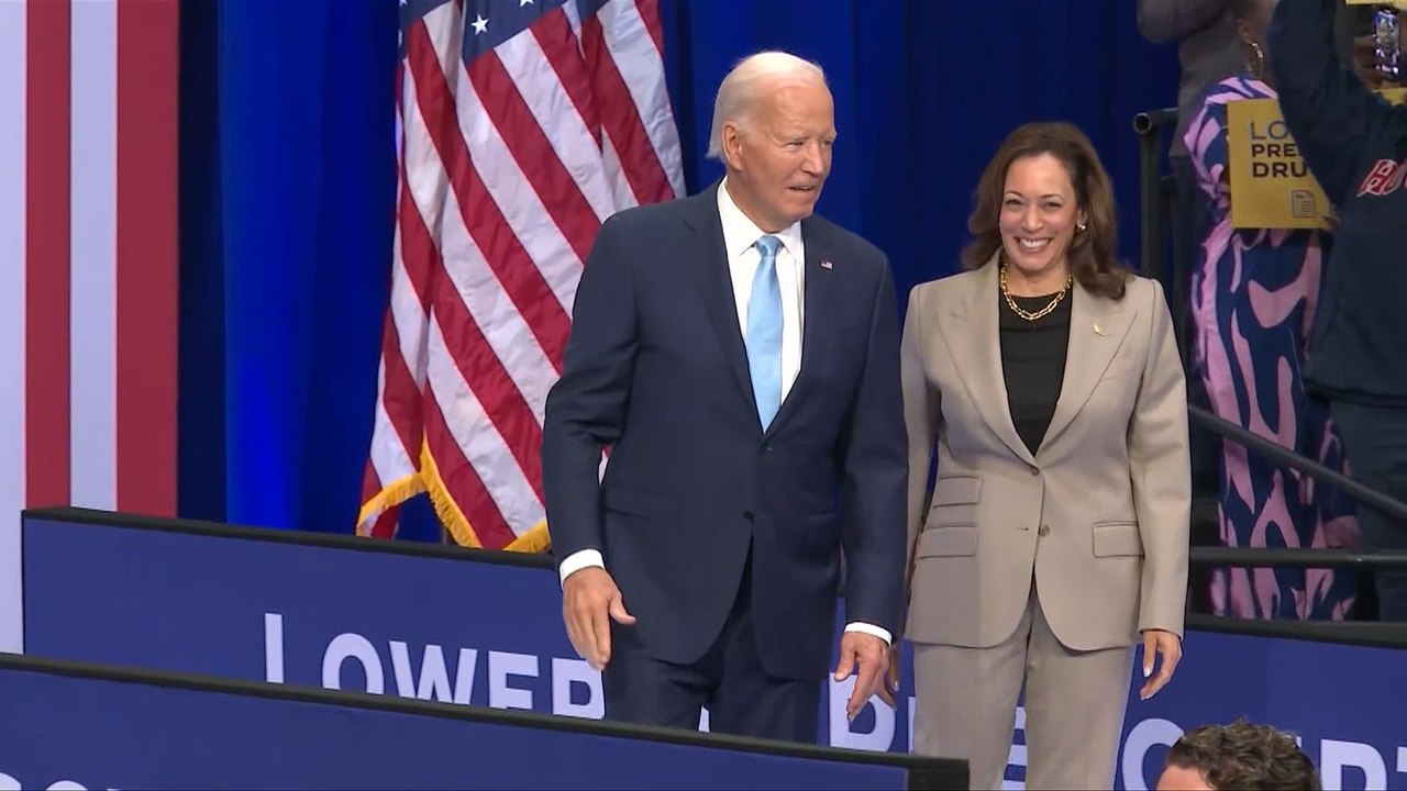 Biden: Harris wird eine 'verdammt gute Präsidentin sein'