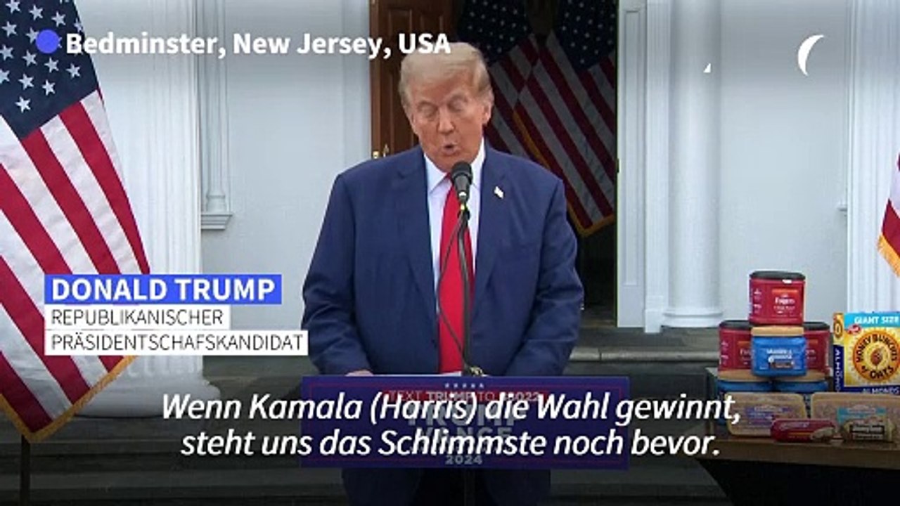 Trump über Harris: 'Ich habe nicht viel Respekt vor ihr'