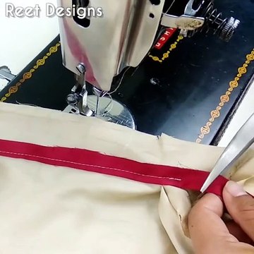 In this Video, I will show you how to attach Piping on Kurti Slits without Dori/ Learn Amazing Sewing Hacks with Reet Designs #slitspiping #kurtipiping #sewing #stitching #tailoring #fashiondesigning