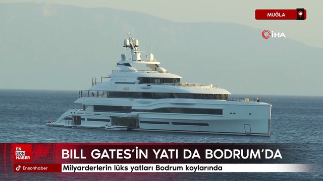 Milyarderlerin lüks yatları Bodrum koylarında