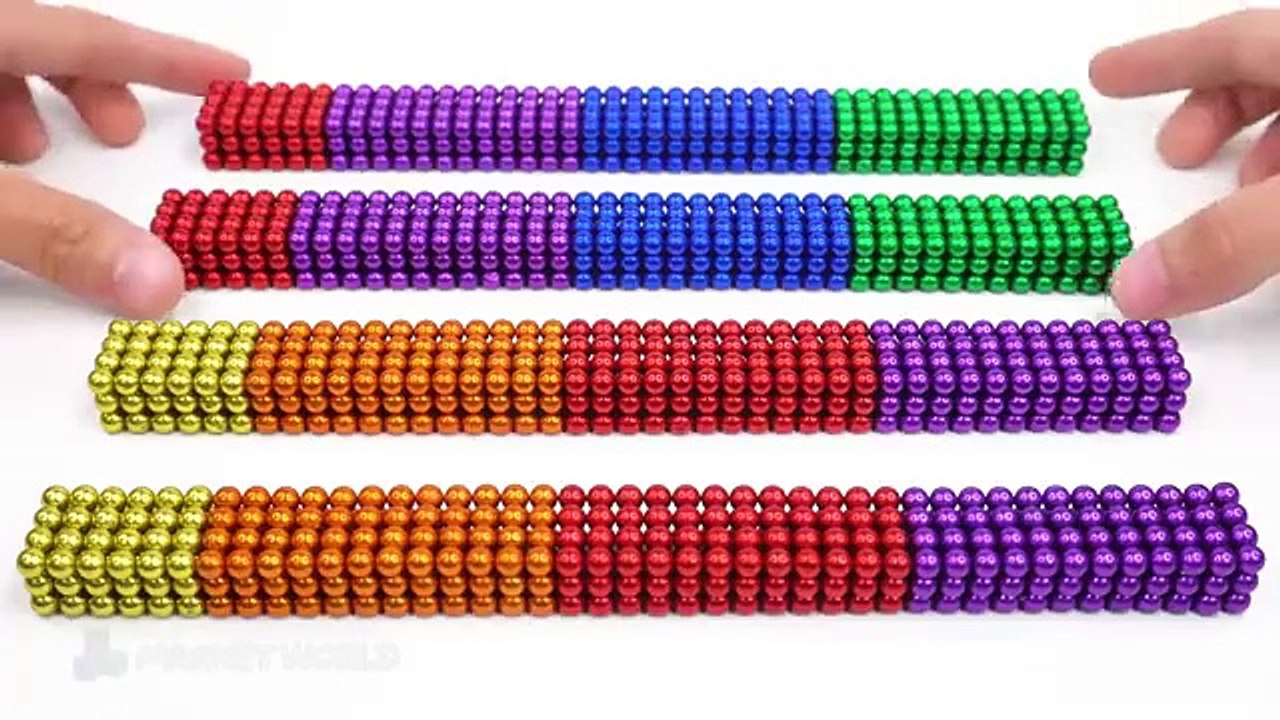 How To Build Mini Swimming Pool For Pet From Magnetic Balls (Satisfying) _ Magnet World Series