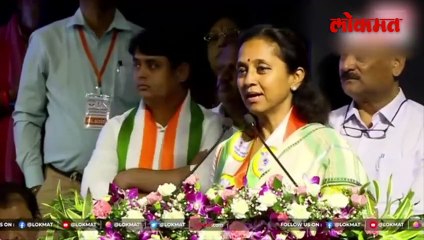जोरदार टाळ्या, मविआची सभा सुप्रिया सुळेंनी अशी गाजवली...
