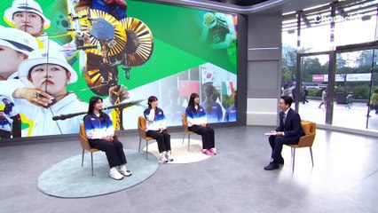 양궁 여제 임시현·전훈영·남수현 “이제 다시 도전! 순간 즐겨요.”