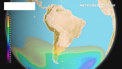 Vaguada en altura se segregará, dejando posibilidad de tormentas sobre el centro y sur de Chile la próxima semana