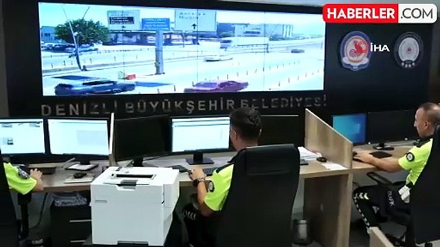 Denizli'de şerit ihlali yapan sürücülere sıkı denetim