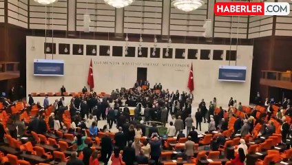 Meclis'teki Can Atalay oturumunda yumruklu kavga