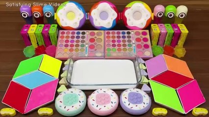 RAINBOW Slime I Mixing random into Glossy Slime I Relaxing slime videos