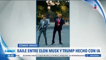 Baile entre Elon Musk y Donald Trump hecho con IA