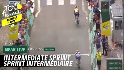 Intermediate sprint - Stage 6 - Tour de France Femmes avec Zwift 2024