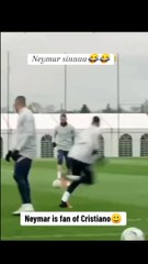 Ronaldo Neymar siuuu, Neymar is fan of Cristiano ,