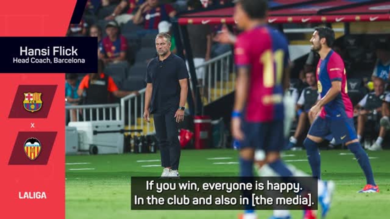 Flick has 'confidence and belief' in squad ahead of LaLiga opener