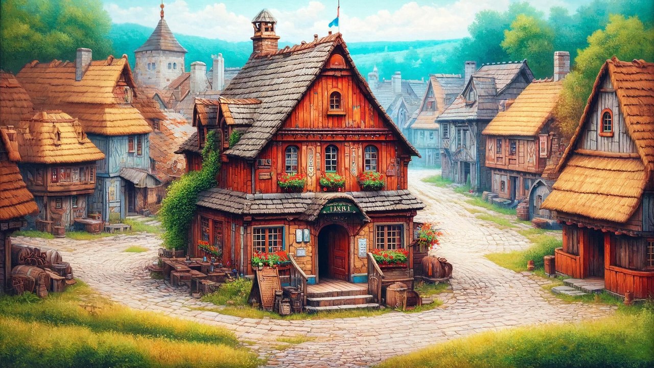 Fantasy Medieval Tavern Melodies  Ambient Medieval Music