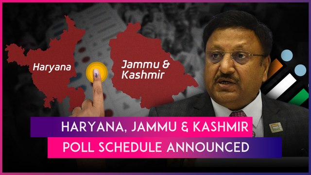 Jammu & Kashmir Assembly Elections In 3 Phases From September 18, Haryana To Vote On October 1