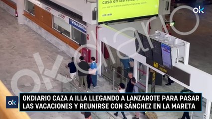 OKDIARIO caza a Salvador Illa llegando a lanzarote