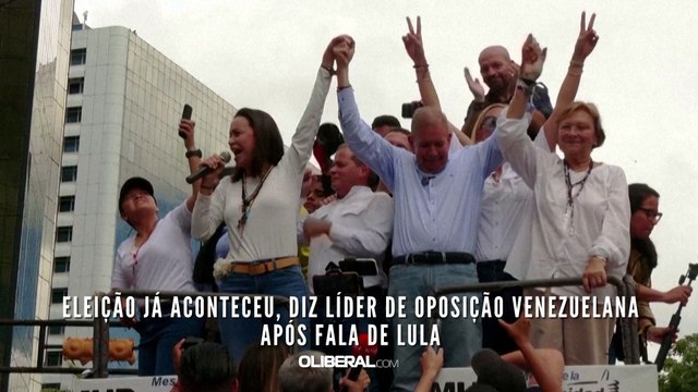 Eleição já aconteceu, diz líder de oposição venezuelana após fala de Lula