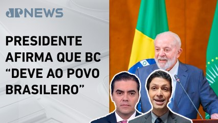 Lula diz que indicado ao Banco Central deve ter coragem de reduzir juros; Ghani e Vilela analisam