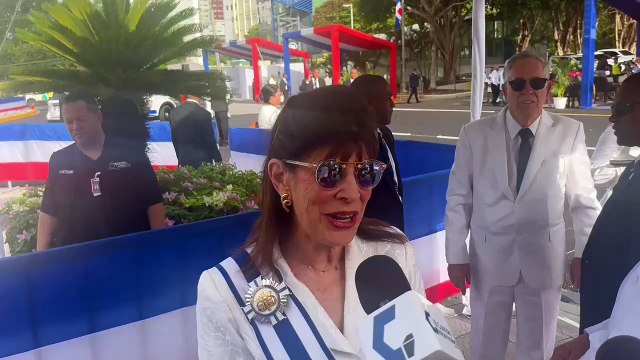 Robin Bernstein a su llegada a la Asamblea del Congreso Nacional, dice lo que extraña de RD