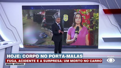 Delegado fala de perseguição de carro com corpo no porta-malas