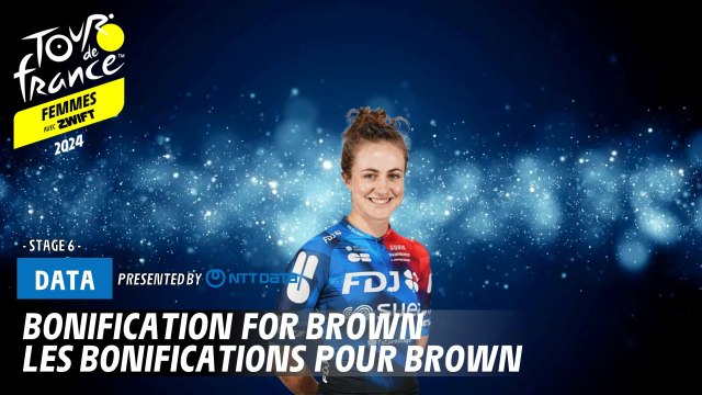 Bonification for Brown - Tour de France Femmes avec Zwift 2024