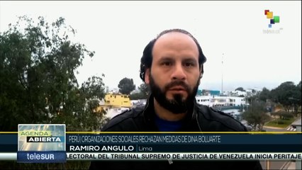 Sindicatos peruanos rechazan medidas de Dina Boluarte