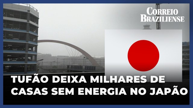 Centenas de voos e trens são cancelados por ameaça de tufão no Japão