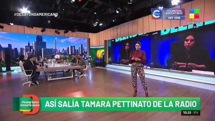 En medio del escándalo: así llegaba Tamara Pettinato a la radio