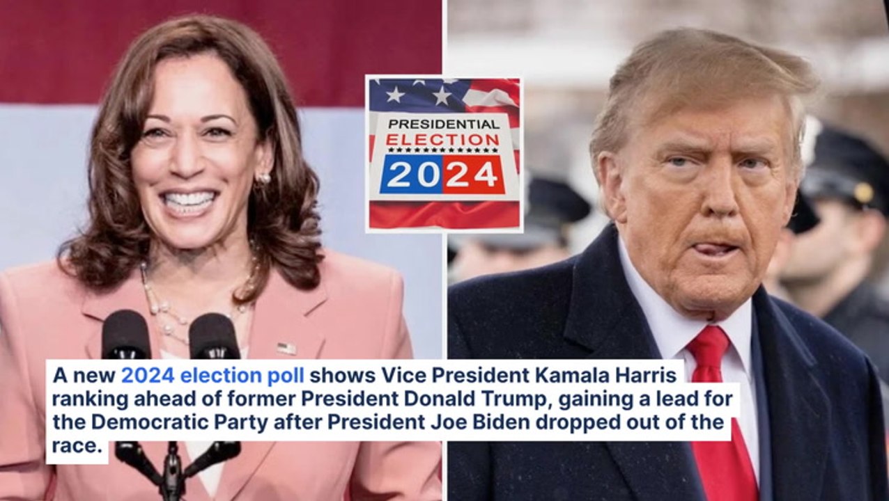 Harris Vs. Trump: Vice President Leads 2024 Election By 4 Points, Shows Strong Support From Voters Young, Old