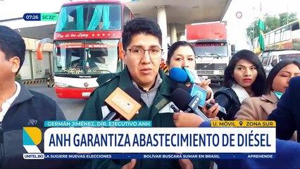 ANH afirma que aumentó los volúmenes de distribución de diésel para “descongestionar las filas” en Cochabamba