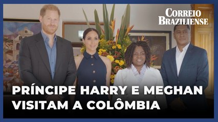 Colômbia recebe Príncipe Harry e Meghan para participarem de encontros para combater a discriminação