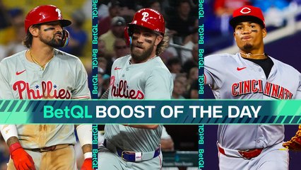 BetQL Boost of the Day: Insights on Bryce Harper & Nick Castellanos