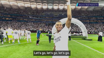 Mbappe celebrates 'dream' first title with Real Madrid