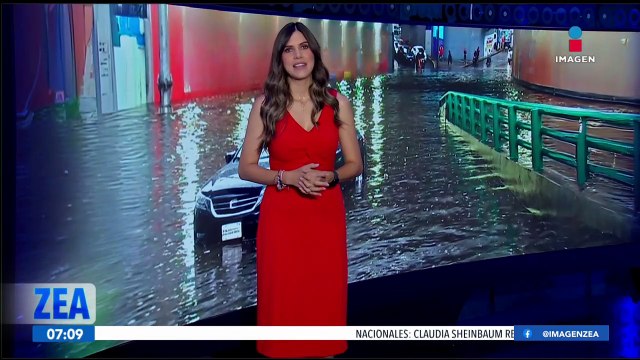 Intensas lluvias azotaron a la Ciudad de México