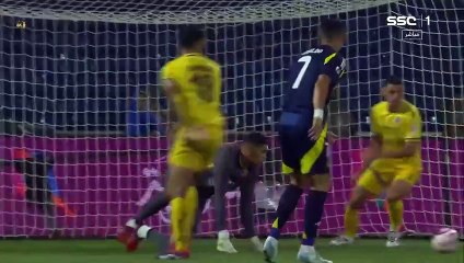 نصف نهائي كأس السوبر السعودي 2024 الشوط الثاني /النصر2-التعاون0