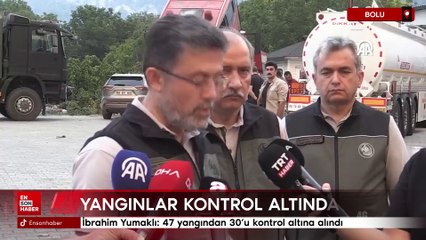 İbrahim Yumaklı: 47 yangından 30'u kontrol altına alındı
