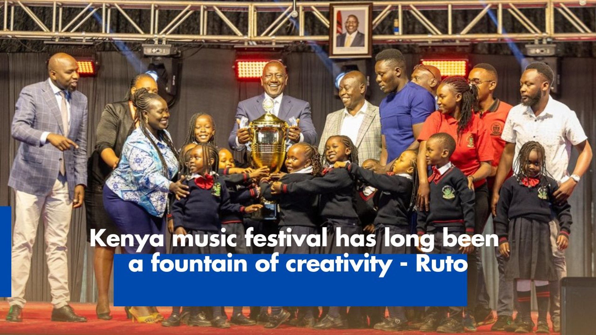 ⁣Kenya music festival has long been a fountain of creativity - Ruto