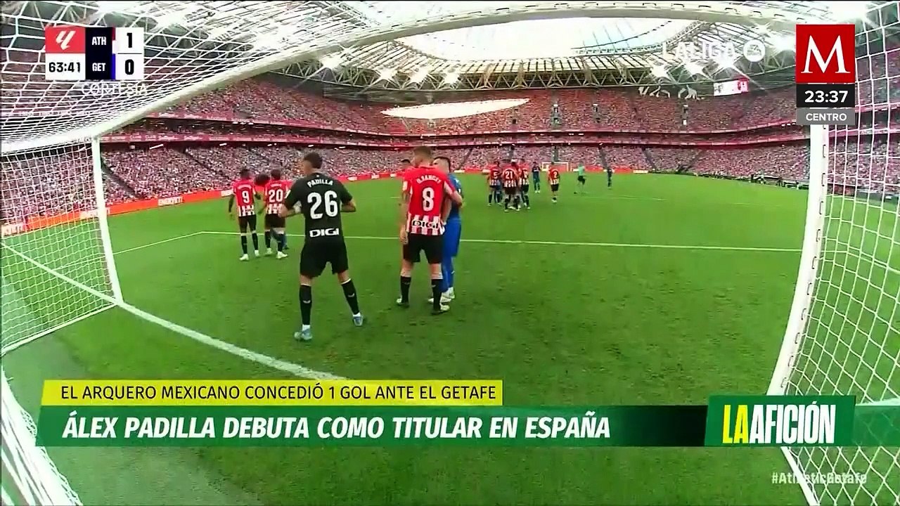 Alex Padilla debuta como titular en LaLiga con el Athletic de Bilbao frente al Getafe