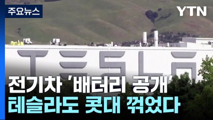 테슬라도 콧대 꺾었다...전기차 잇따라 '배터리 정보 공개' / YTN