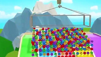 Color Balls & Sing a Song! | Wheels On the Bus, Ten in the Bed | Baby Nursery Rhymes & Kids Songs