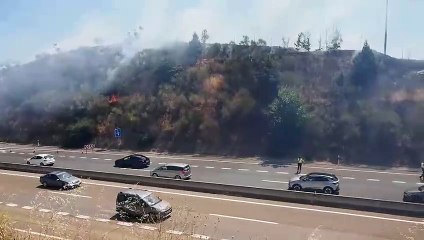 Incendio en Simancas en Valladolid