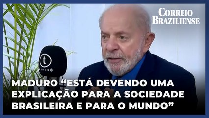 Lula afirma que "ainda não" reconhece resultados do Conselho Eleitoral na Venezuela