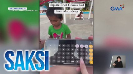 "Math-talinong" bata, kayang mag-compute ng square root ng malalaking numero | Saksi