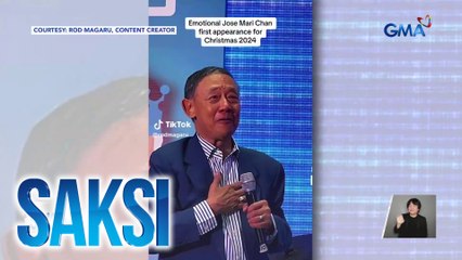 Jose Mari Chan, naging emosyonal nang sabayan siya ng audience sa pagkanta ng "Christmas in our Hearts" | Saksi