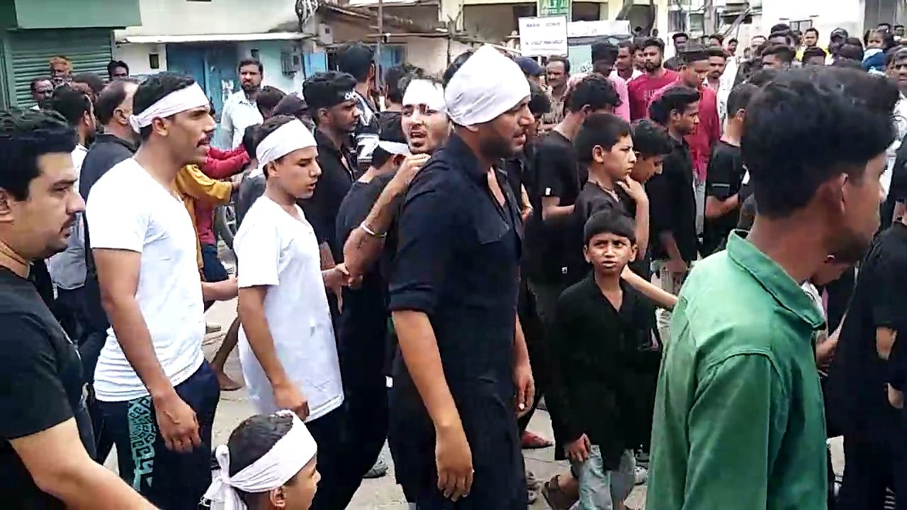 Muharram Irani Matami Juloos l Noha Imam e Hussain l 10th Muharram Shahadeth, Gulbarga,